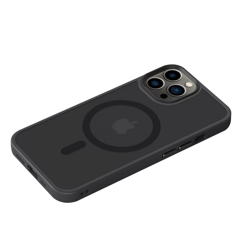 iPhone 16 Plus Case Black Compatible with MagSafe