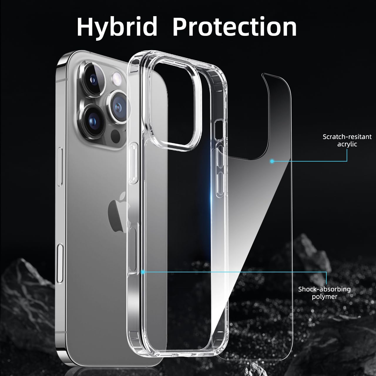 iPhone 16 Pro Classic Style Clear Case