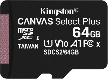 Scheda Micro SD Kingston HC 64 GB C10 