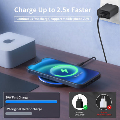 D16 Portable 20W Fast Wireless Charger