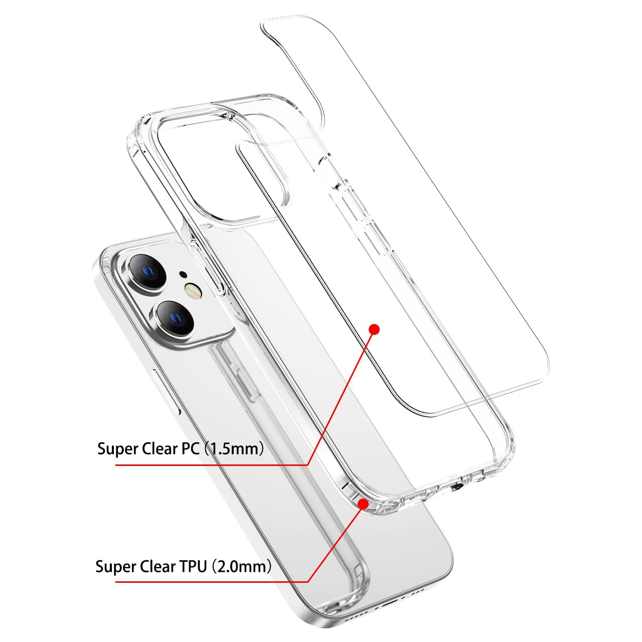 iPhone 12 Pro Max Classic Style Clear Case