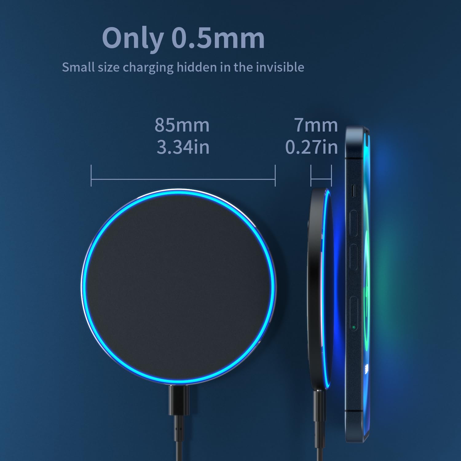 D16 Portable 20W Fast Wireless Charger