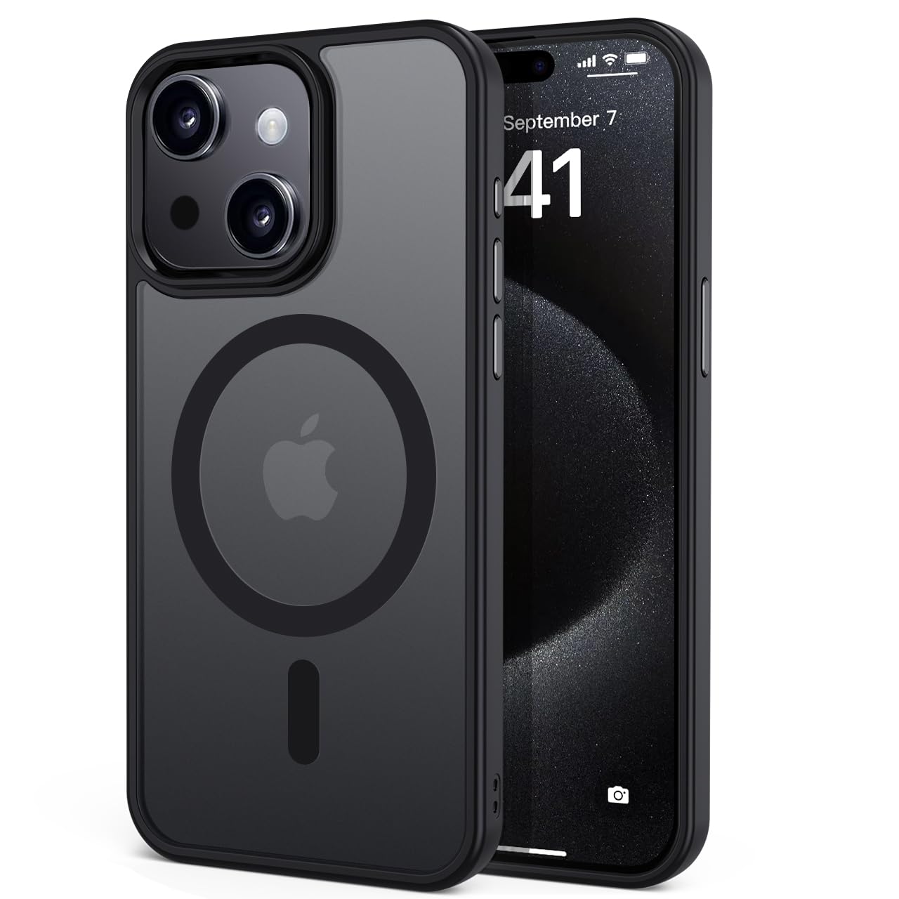 iPhone 13 Mini Black Case Compatible with MagSafe