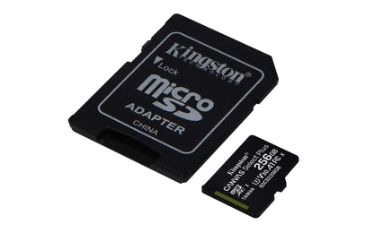 Scheda Kingston 256 GB mic SDXC Canvas Select Plus 100R A1 C10+ADP (SDCS2/256GBCR)