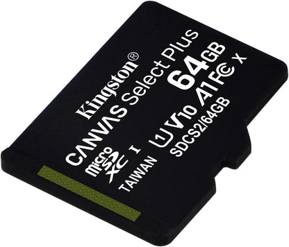 Scheda Micro SD Kingston HC 64 GB C10 